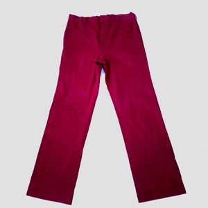 Vintage Cherry Red Corderoy Pants